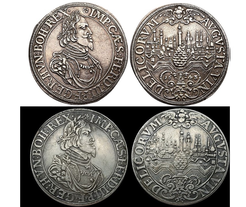 Possible-Non-Genuine-1643-Augsburg-Thaler