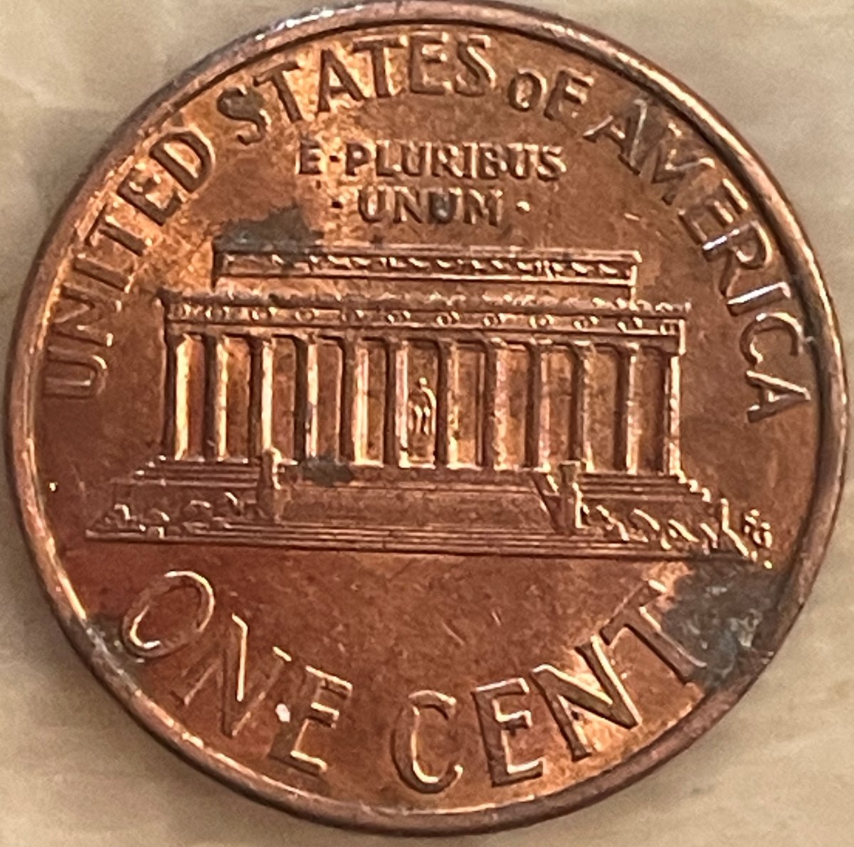 1995-Penny-With-Trifecta-Bie,-Spike-Head-&-Nice-Die-Crack