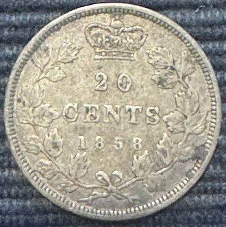 Another-1858-20-Cent-For-Grading
