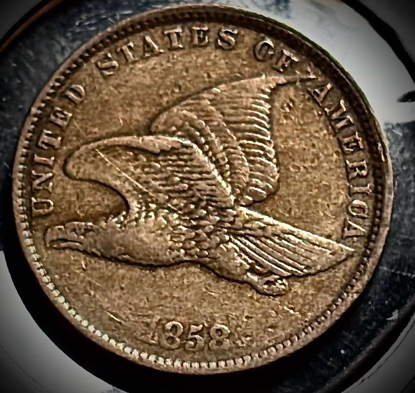 1858-Small-Letters-Flying-Eagle-Cent-For-Grading
