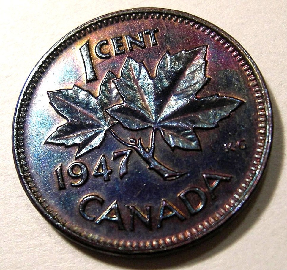 1947-Cent---Very-Blue-&-Errors-Too