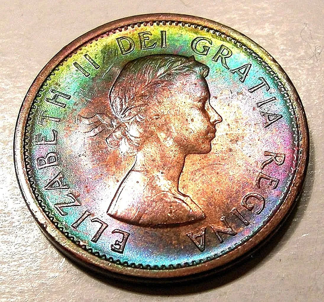 1-Cent-1963---Beautiful-Rainbow-+-A-Rainbow