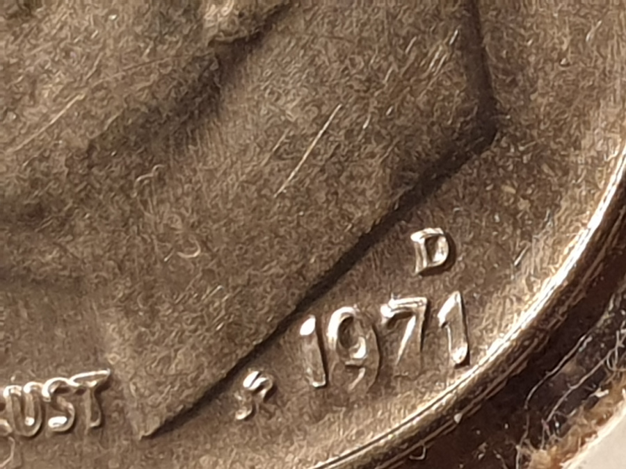 1971-D-Roosevelt-Dime-Error/Variety?