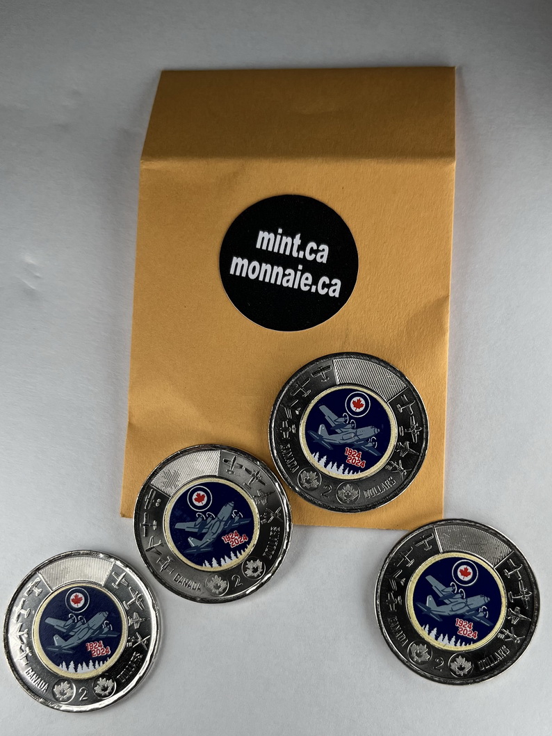 Royal-Canadian-Mint's-New-Toonie-Commemorates-100th-Anniversary-Of-Royal-Canadian-Air-Force