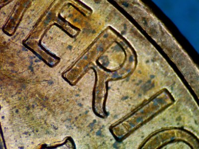 1989-Penny-With-Die-Crack-&-Doubling-In-America