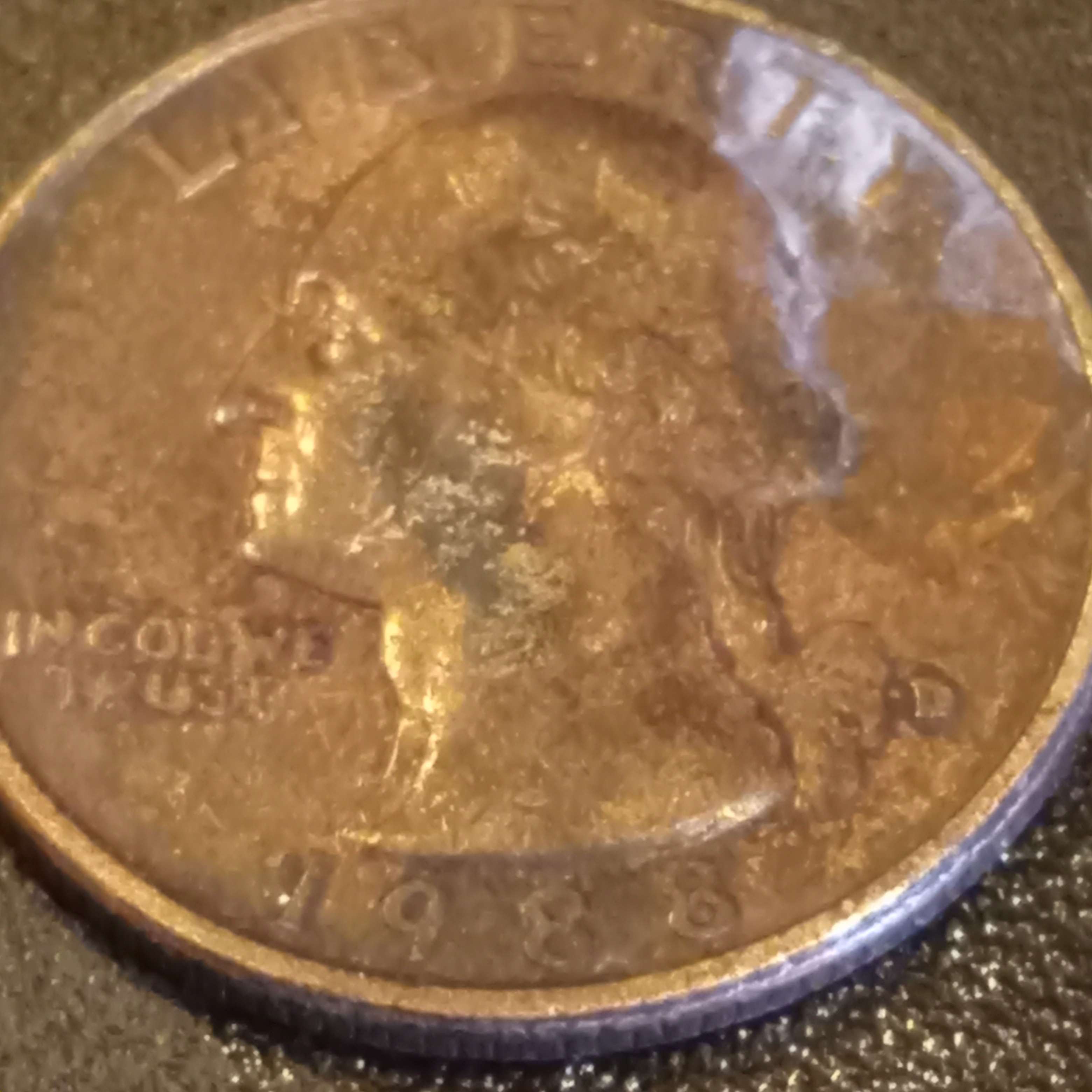 1988-Quarter-Appears-To-Be-Copper-In-Color-On-Front-But-Silver-On-The-Back-Or-Whatever-Shiny-Metal