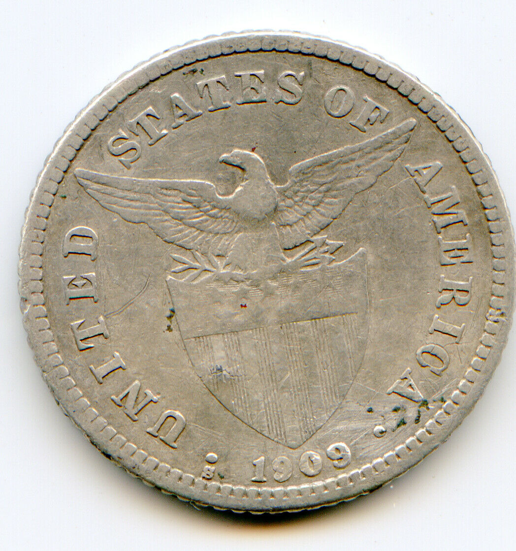 1909-S-Philippine-10-Centavos-San-Francisco-Mint