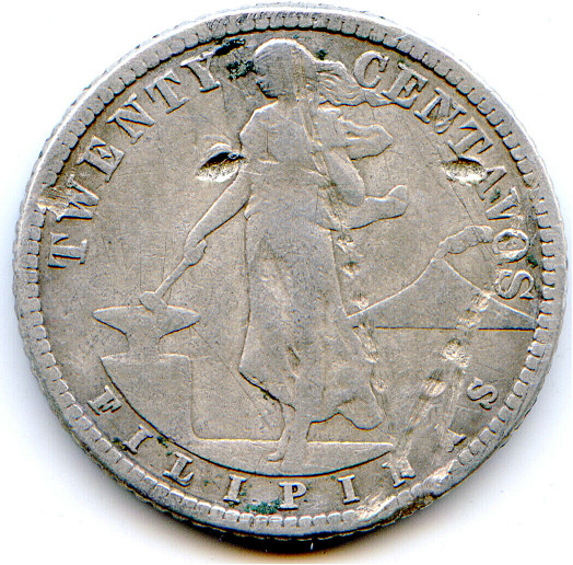 1909-S-Philippine-10-Centavos-San-Francisco-Mint