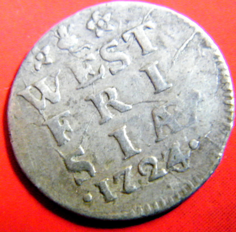 1724/3-Overdate,-2-Stuiver,-West-Frisia-Dutch-East-Indies