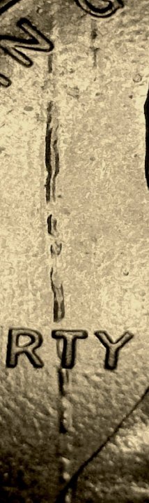 1993-One-Cent-Stike-Through-Debris?
