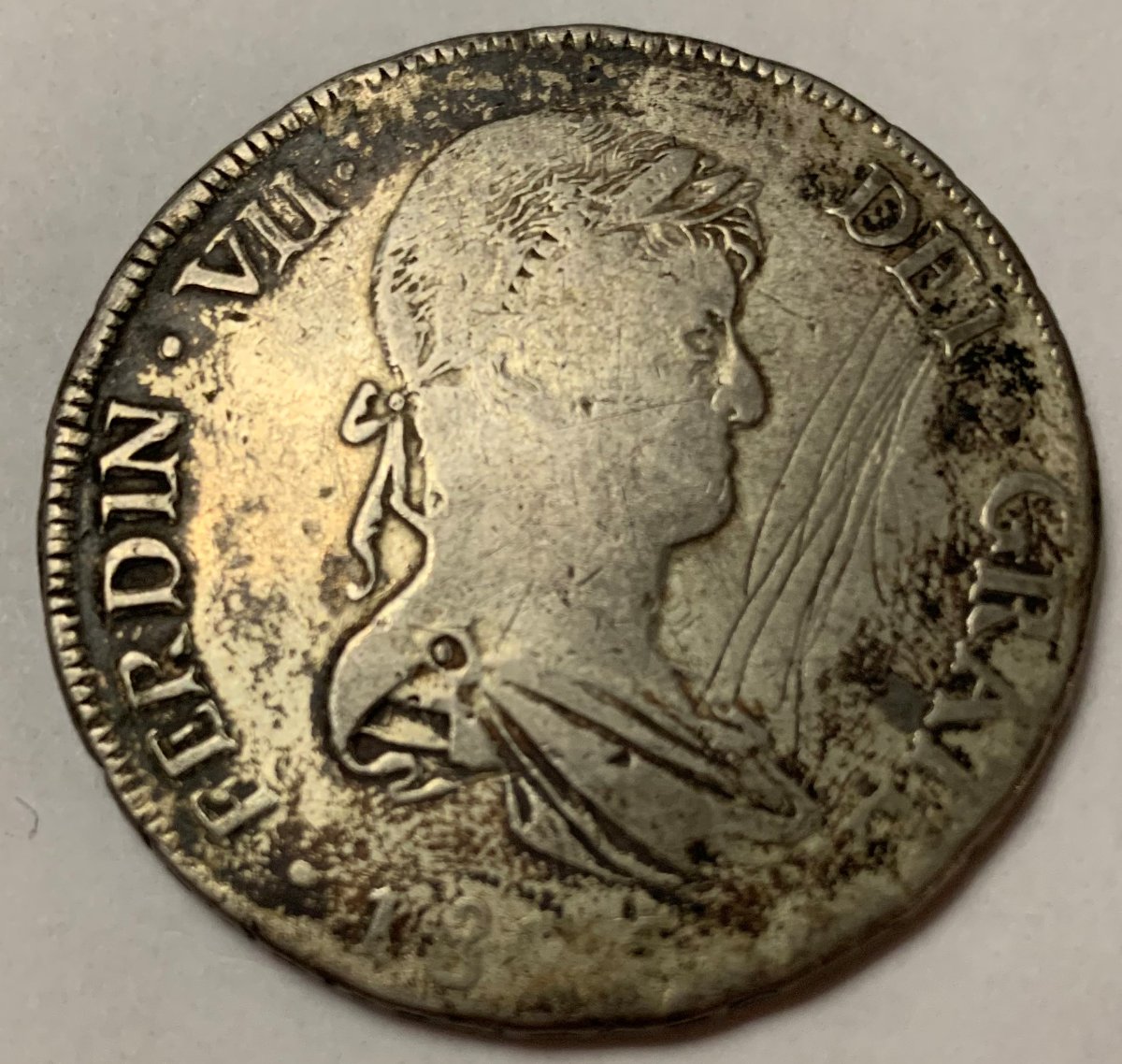 1822?-PTS-Pj-Contemporary-Counterfeit-8-Reales---Interesting-Coin