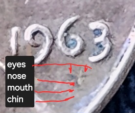 1963-Penny-Mystery-Face-Under-The-Date-On-The-Obverse-Side