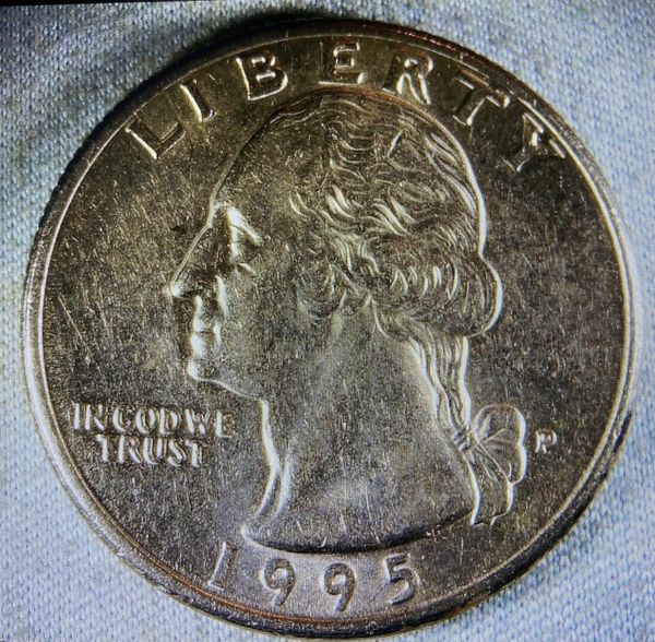 1990's-P-Washington-Quarters-With-Die-Clash-Or-Extra-Leaf-On-Reverse.
