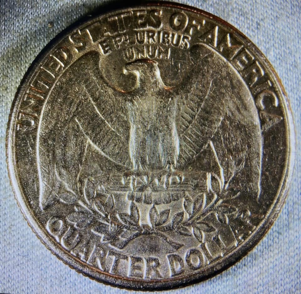 1990's-P-Washington-Quarters-With-Die-Clash-Or-Extra-Leaf-On-Reverse.