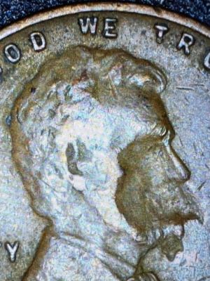 1937-Lincoln-Wheat-Cent-Struck-Thru-Or-Lamination