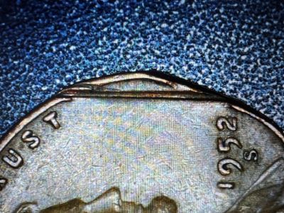 1952-Lincoln-Wheat-Cent-Double-Partial-Clip-Planchet