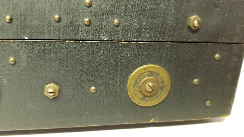 Antique-Box-With-World-Coins-All-Over-It...help-ID-Chinese-Coins-And-More!