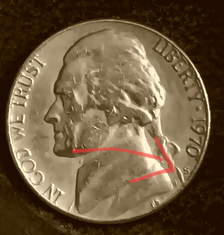 1970-S-Jefferson-Nickel-Mint-Mark-?