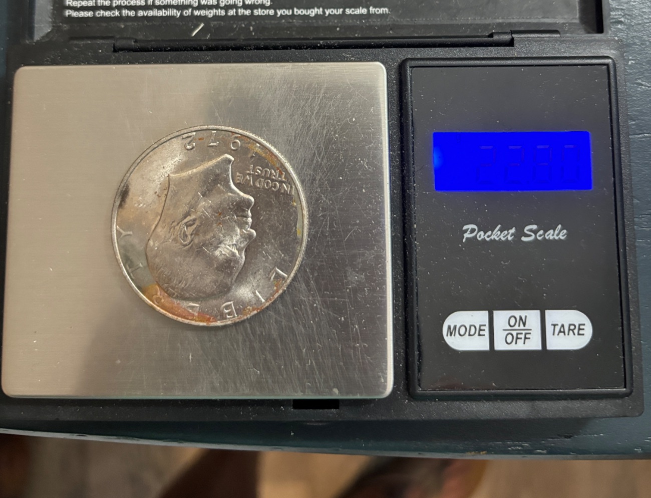 1972-Eisenhower-Dollar-Coin---What-Can-Cause-These-Craters-On-The-Coin?