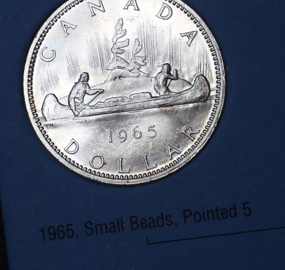 Canada-Dollars:-Water-Lines,-Beads,-Blunt-And-Pointed-5.