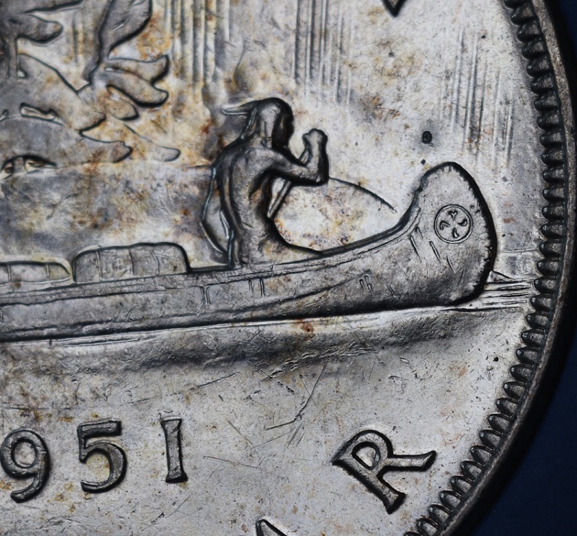 Canada-Dollars:-Water-Lines,-Beads,-Blunt-And-Pointed-5.