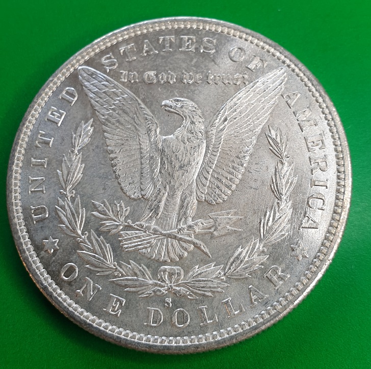 1879---S-Morgan-Dollar,-Good-Lustre
