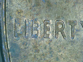 2000-P-Lincoln-Cent-With-Strange-L-I-In-Liberty