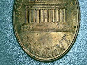 2000-P-Lincoln-Cent-With-Strange-L-I-In-Liberty
