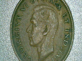 This-1945-Canadian-Cent-Has-An-Odd-Backwards-37-On-The-Head-Of-The-Coin.