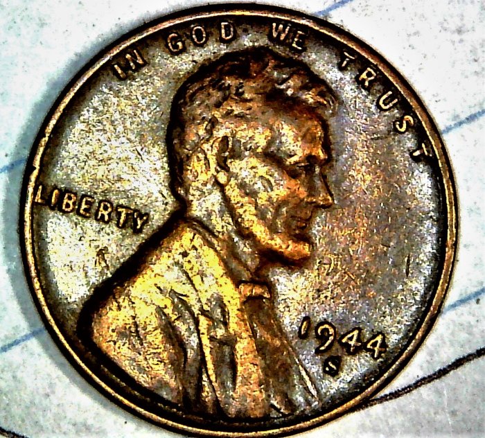 1944-S-Lincoln-Cent-With-Waffle-Patterns-In-Planchet