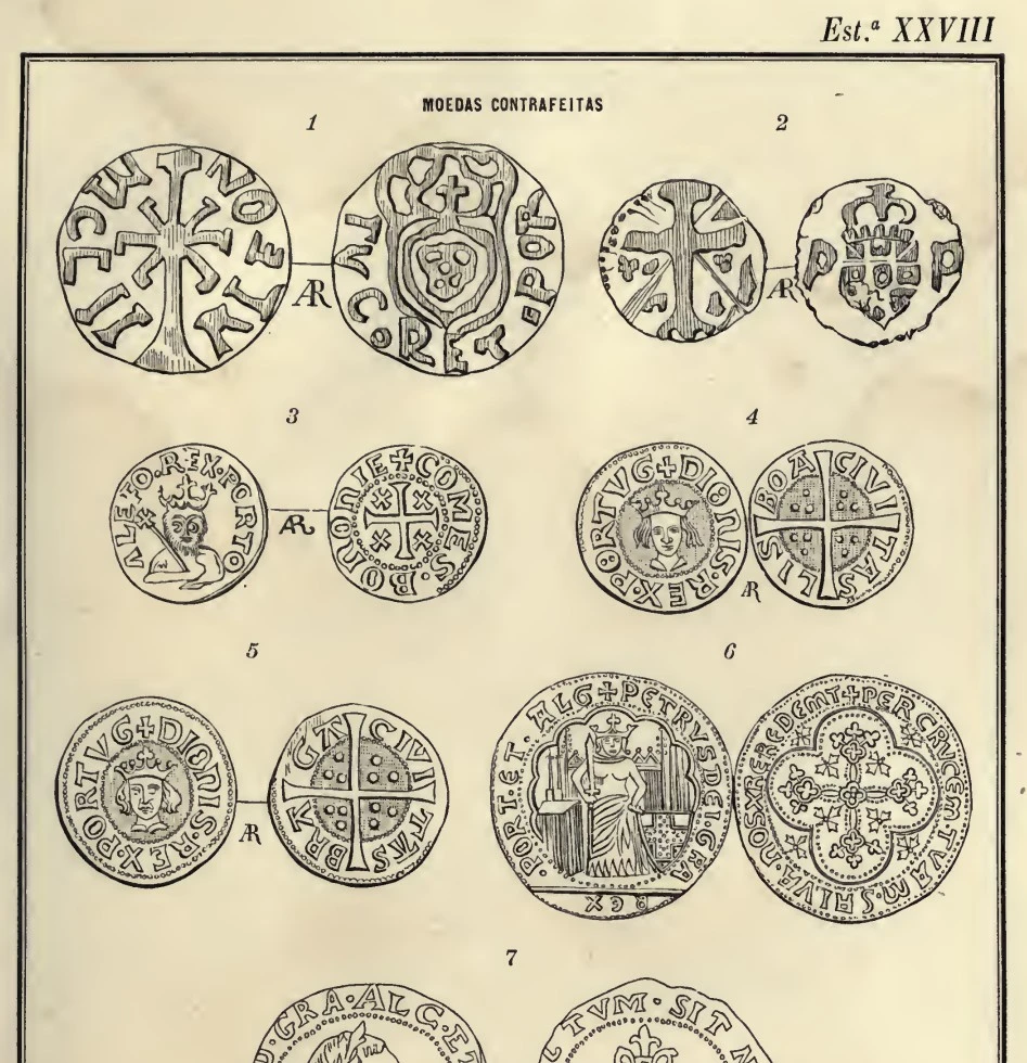 Portuguese-Gold-Coins-Around:-Joao-V-~-1720-