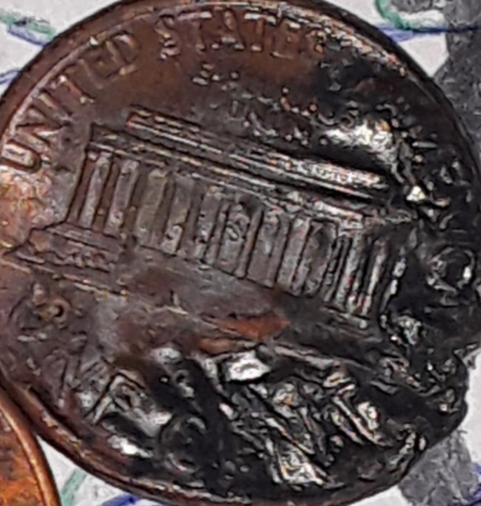 1964-Lincoln-Memorial-Cent-With-Ripple-Effect
