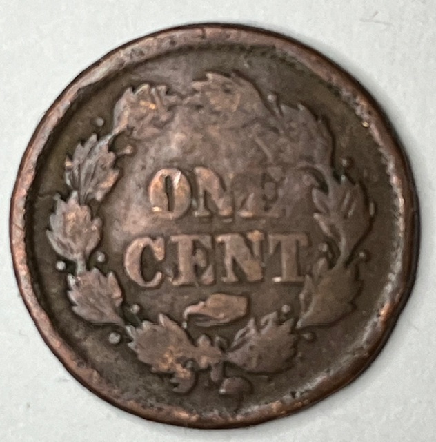 1863-Indian-Head-Penny-With-Laurel-Wreath,-No-Shield