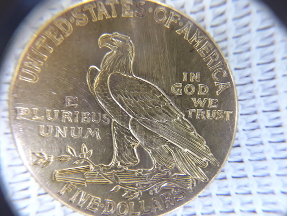 1915-Indian-Head-$5-Half-Eagle