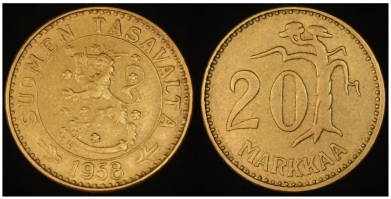 1958-Finland-20-Markkaa---Grading-Opinions-Please.