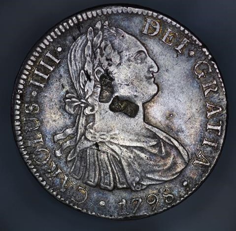 Spanish-8-Reales-1798-Mexico-With-Counterstamp.
