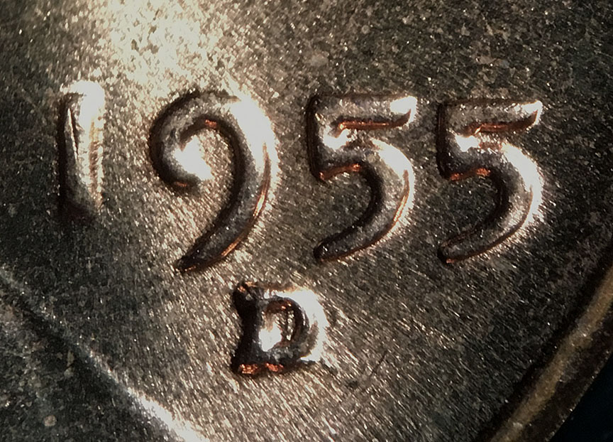 1955-D-Lincoln-Wheat-Cent-RPM-003,-FS-502-From-B/U-Roll