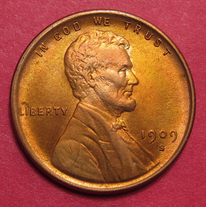 1909-S-VDB-Lincoln-Wheat-Cent---Nice,-Real-And-Cleaned