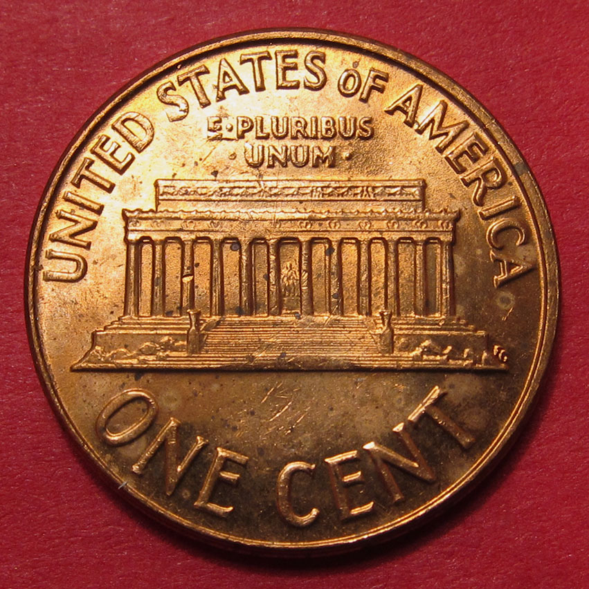 1964-D-Lincoln-Memorial-Cent-DDR-010-WDDR-043-From-B/U-Roll