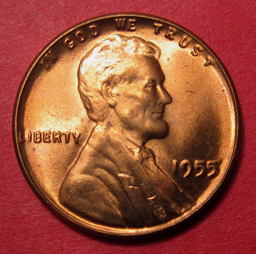 1955-Lincoln-Wheat-Cent-Doubled-Die-DDO-002,-FS-102---MS-From-Roll