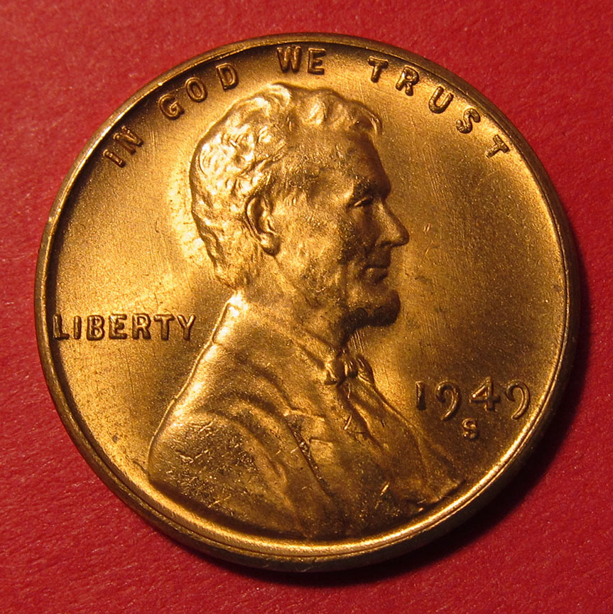 1949-S-Lincoln-Wheat-Cent-Doubled-Die-DDO-001,-FS-101---From-B/U-Roll