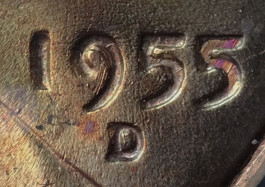 1955-D-Lincoln-Wheat-Cent-Doubled-Die-DDO-001,-FS-101---B/U-Roll
