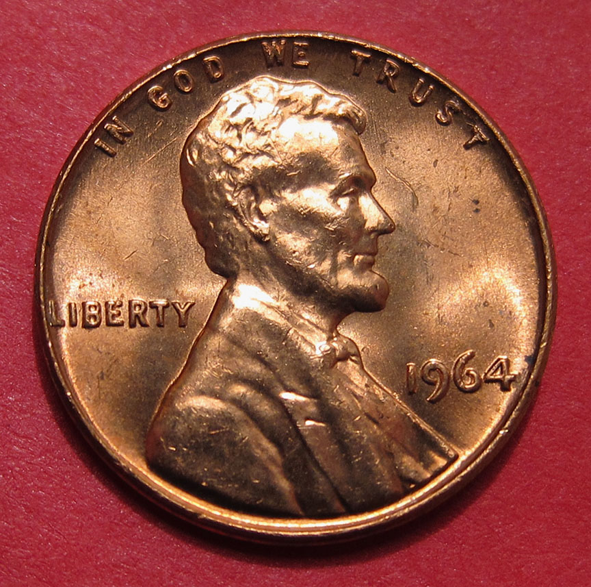 1964-Lincoln-Memorial-Cent-Doubled-Die---Minor-But-Can't-Attribute-It
