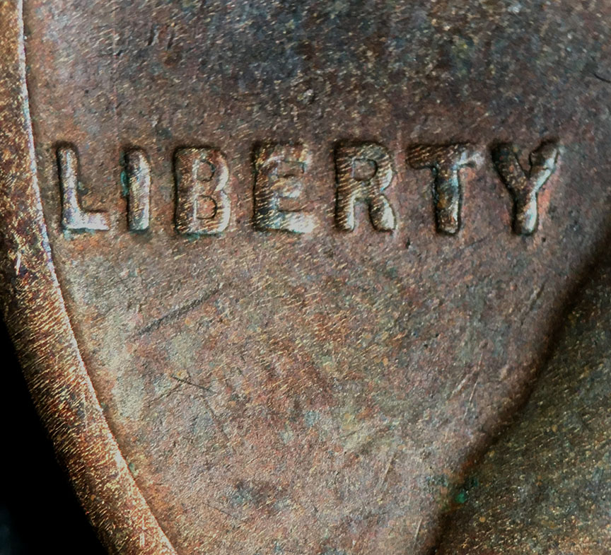 1925-S-Lincoln-Wheat-Cent---Odd-Gouge-Or-Clash---Another-Mystery-To-Me