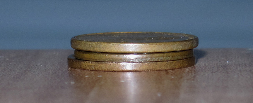 1944-Lincoln-Wheat-Cent---Oddity:--Too-Small,-Major-Doubling,-Whatzit?