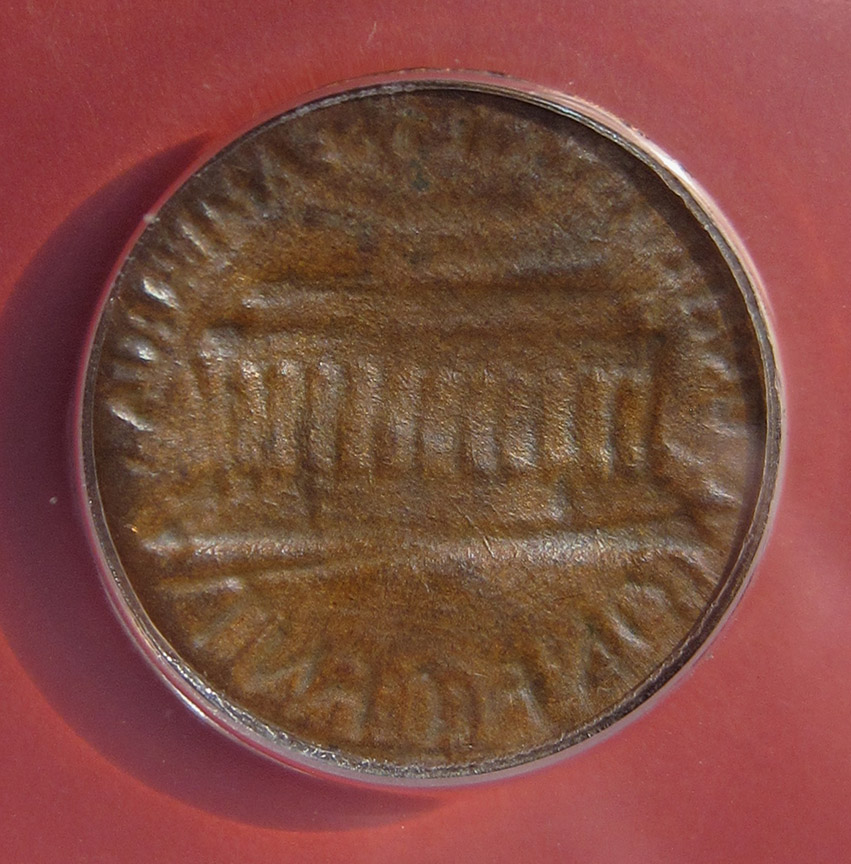 No-Date-Lincoln-Memorial-Cent-Mint-Error---Split-Planchet-0.78g