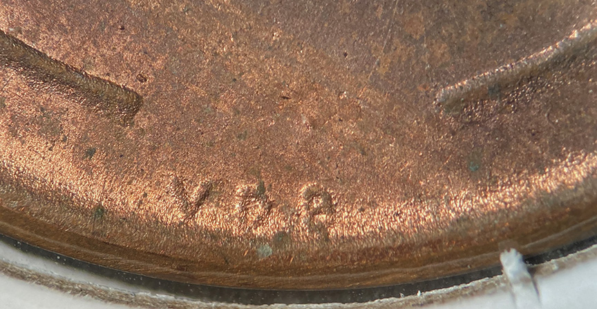 1909-S-VDB-Lincoln-Wheat-Cent---Chinese-Fake-With-Marker-To-Know