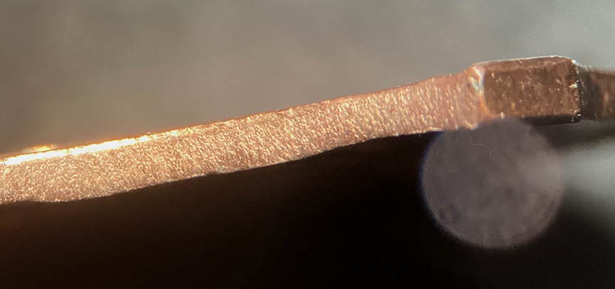 1983-Lincoln-Memorial-Cent-Mint-Error---Triple-Clipped-Planchet