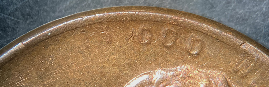 1919-S-Lincoln-Wheat-Cent-Mint-Error---3-Rim-Cuds-+-Broadstrike
