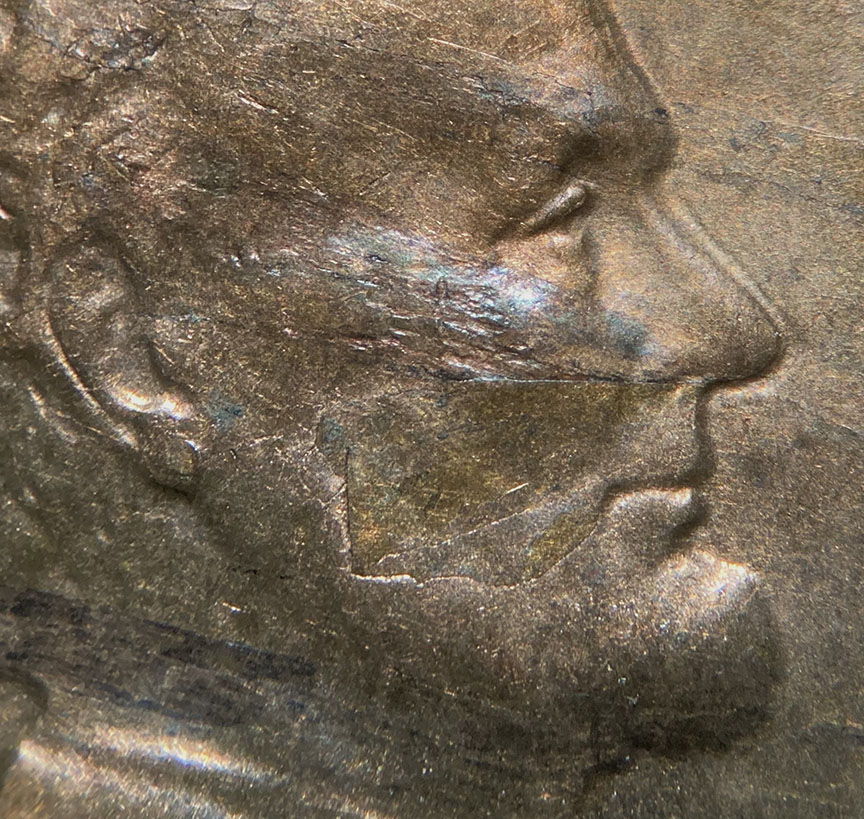 1937-S-Lincoln-Wheat-Cent-Doubled-Die---DDO-001-W/-Lamination